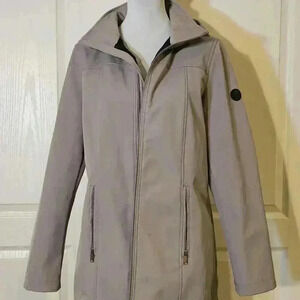 Andrew Marc Women's Water-Repellent Jacket with Detachable Hood